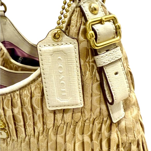 COACH Madison Maggie Gathered Pleated Signature 18886 - Picture 6 of 13